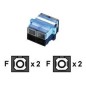 Roline Fibre Optic Adapter SC Duplex